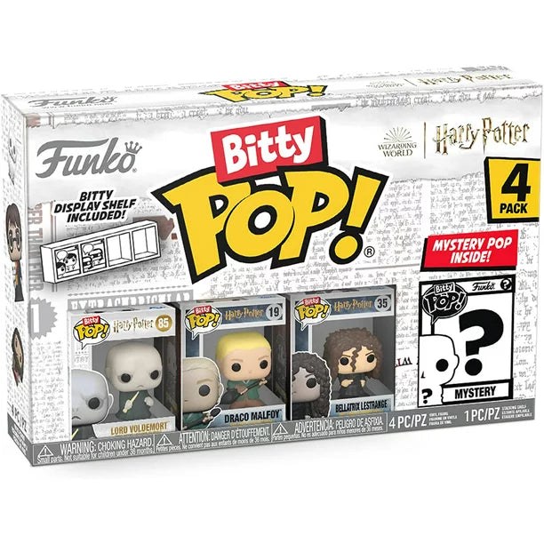 Bitty POP! Harry Potter - Voldemort 4 Pack Vinyl Figure Set
