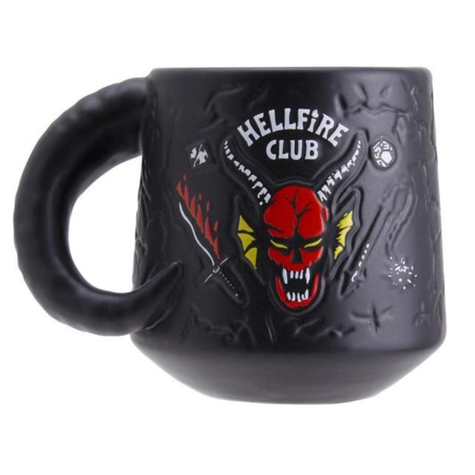 Stranger Things Hellfire Club Demon Embossed 13 oz. Mug