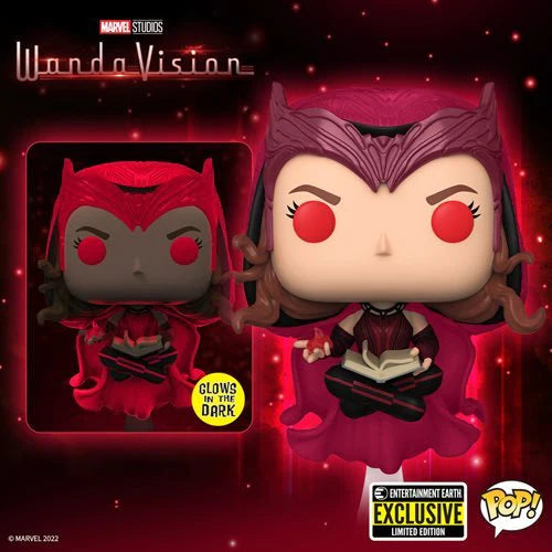 POP! Marvel: WandaVision - Scarlet Witch Glow-in-the-Dark Vinyl Figure